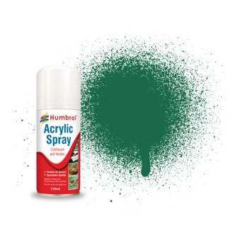 Barva ve spreji Humbrol akryl AD6030 - No 30 Dark Green - Matt - 150ml