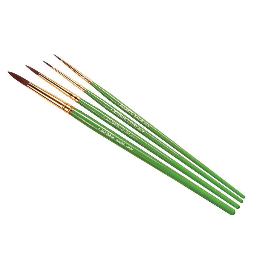 ttec Humbrol Coloro Brush Pack AG4050 - sada ttc (velikost 00/1/4/8)