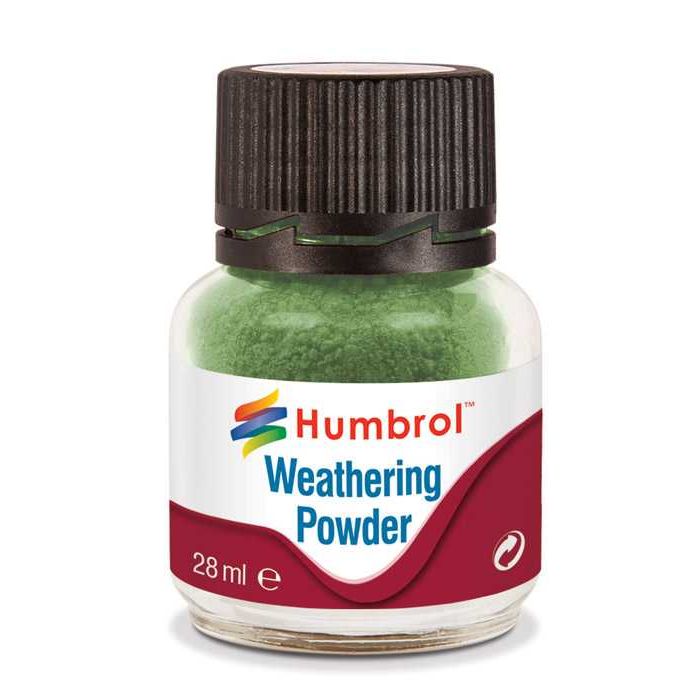Prkov pigment Humbrol Weathering Powder Powder Chrome Oxide Green AV0005 - pigment pro efekty 28ml