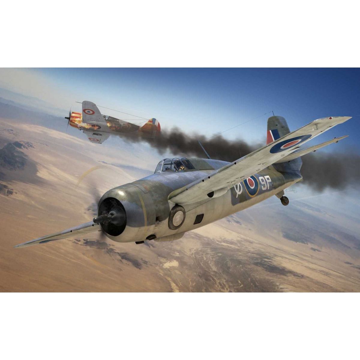 Plastikov model letadla GRUMMAN MARTLET Mk.IV (1:72) - Airfix A02074