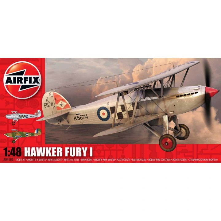 Plastikov model letadla Hawker Fury (1:48) - Airfix A04103