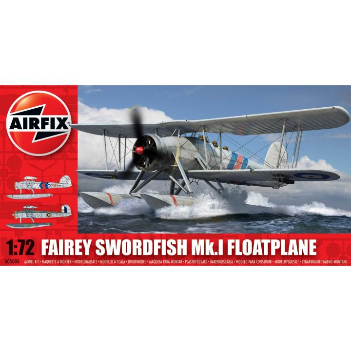 Plastikov model letadla Fairey Swordfish Mk1 Floatplane (1:72) - Airfix A05006