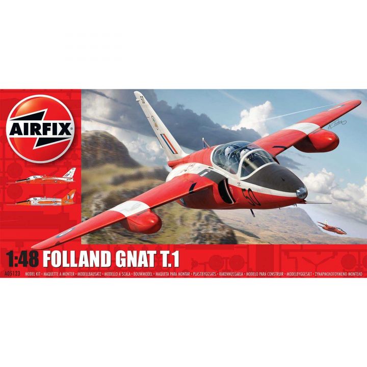 Plastikov model letadla Folland Gnat (1:48) - Airfix A05123