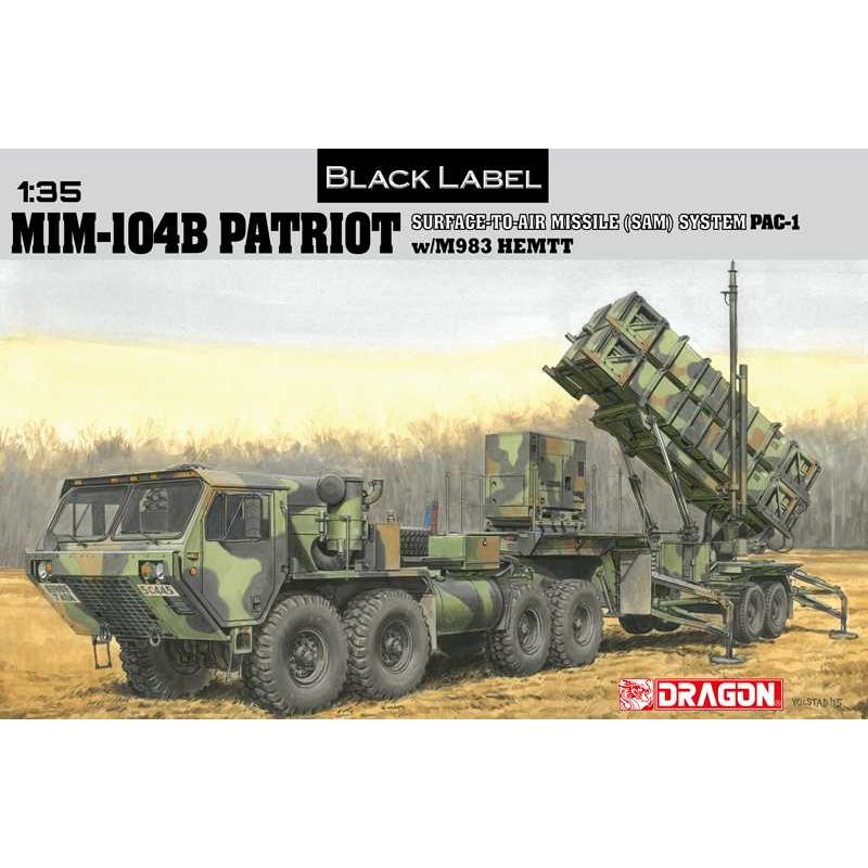 Plastikov model vozidla MIM-104B PATRIOT (1:35) - Dragon 3558