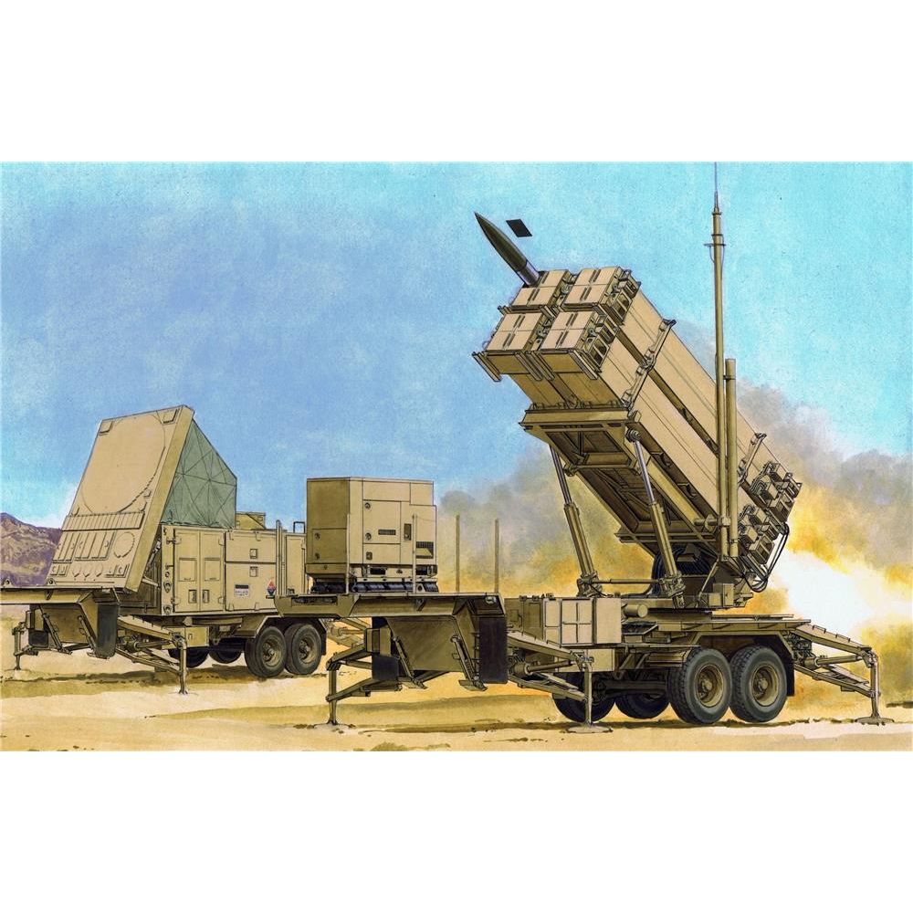 Plastikov model vozidla MIM-104F PATRIOT SURFACE-TO-AIR MISSILE (SAM) SYSTEM (PAC-3) (1:35) - Dragon 3563