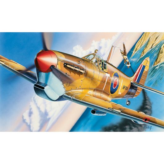Plastikov model letadla SPITFIRE MK.VB (1:72) - Italeri 0001