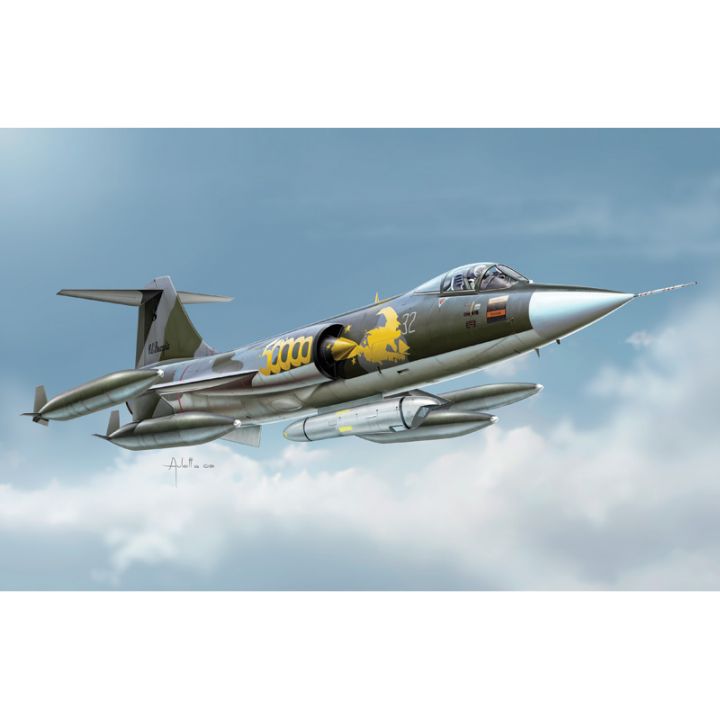 Plastikov model letadla F-104 G "Starfighter" (1:72) - Italeri 1296