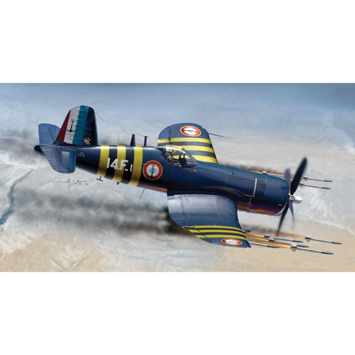 Plastikov model letadla F4U-7 CORSAIR (1:72) - Italeri 1313