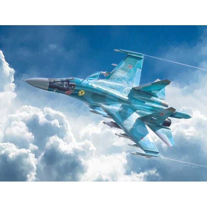 Plastikov model letadla SUKHOI SU-34/SU-32 FN (1:72) - Italeri 1379