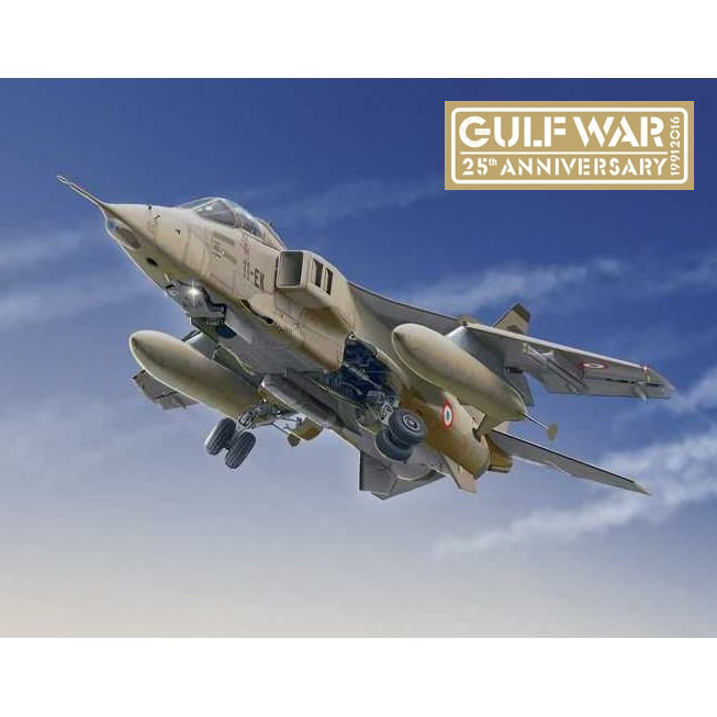 Plastikov model letadla JAGUAR A - GULF WAR 25th ANNIVERSARY (1:72) - Italeri 1386