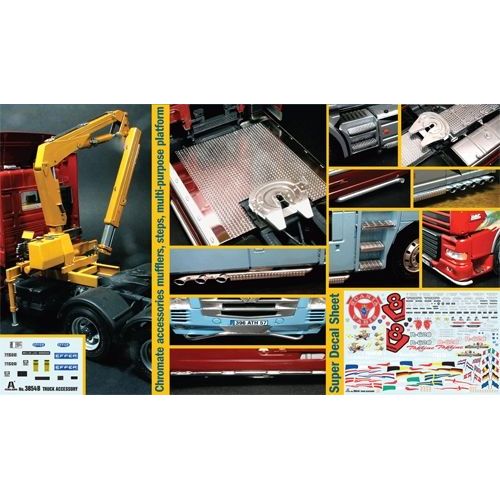 Plastikov model doplk k tahai Truck Accessoires Set II (1:24) - Italeri 3854
