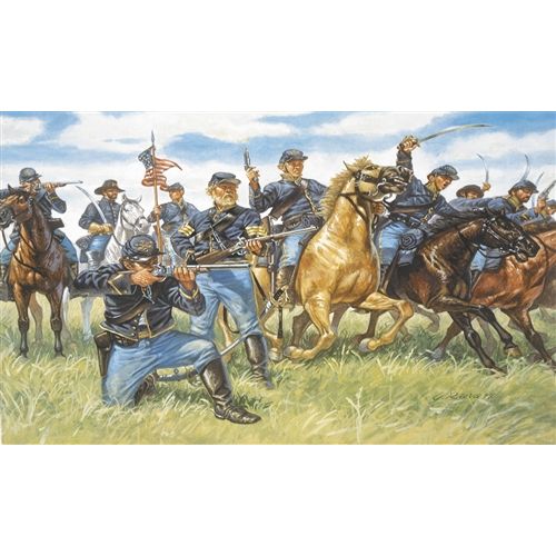 Plastov figurky UNION CAVALRY (AMERICAN CIVIL WAR) (1:72) - Italeri 6013