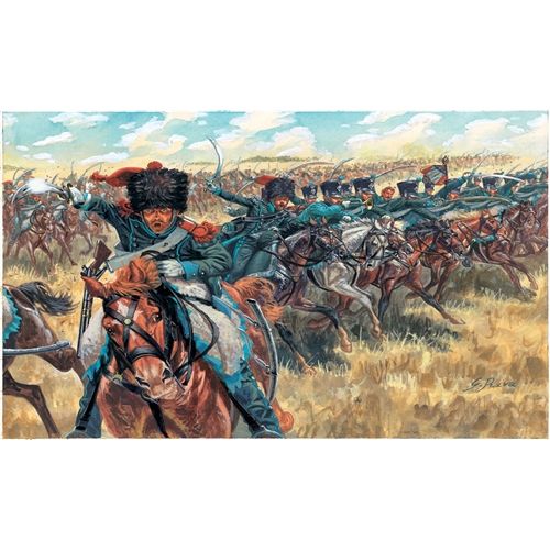 Plastov figurky NAPOLEONIC WARS - FRENCH LIGHT CAVALRY (1:72) - Italeri 6080