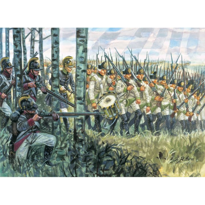 Plastov figurky AUSTRIAN INFANTRY 1798-1805 (NAP.WARS) (1:72) - Italeri 6093
