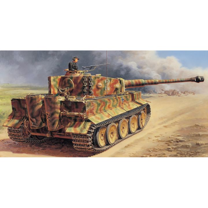 Plastikov model tanku Pz.Kpfw.VI TIGER I Ausf.E mid production (1:35) - Italeri 6507