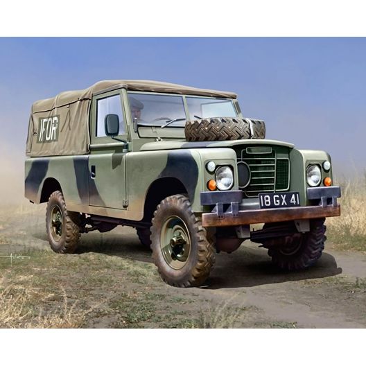 Plastikov model vozidla LAND ROVER 109' LWB (1:35) - Italeri 6508