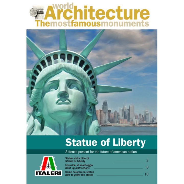 Plastikov model sochy THE STATUE OF LIBERTY (29,0 cm) - Italeri 68002