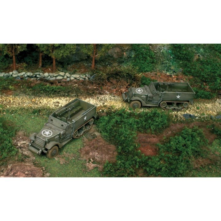 Plastikov model vozidla M3A1 HALF TRACK (1:72) - Italeri Fast Assembly military 7509