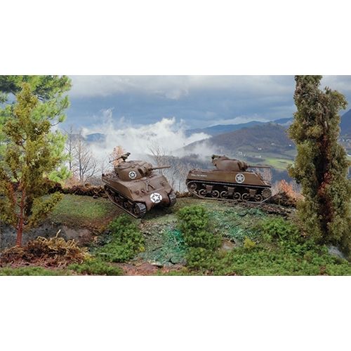 Plastikov model tanku M4A3 75 mm SHERMAN (1:72) - Italeri Fast Assembly tanky 7518