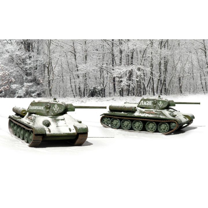 Plastikov model tanku T-34 / 76 m42 (1:72) - Italeri Fast Assembly tanky 7523