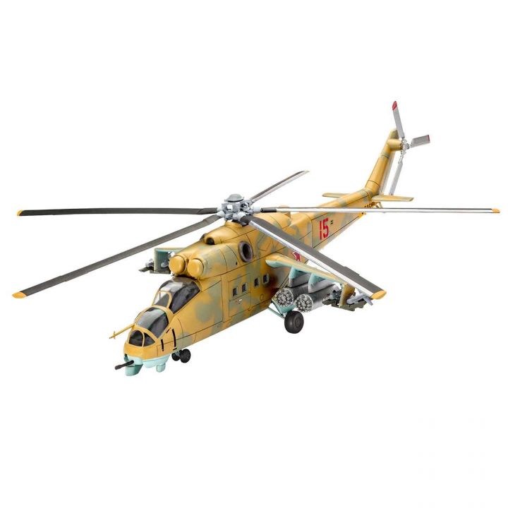 Plastikov model vrtulnku Mil Mi-24D Hind (1:100) - Revell 04951