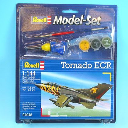 Plastikov model letadla TORNADO ECR (1:144) - ModelSet, vetn barev a lepidla - Revell 64048