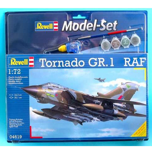 Plastikov model letadla Tornado GR. 1 RAF (1:72) - ModelSet, vetn barev a lepidla - Revell 64619