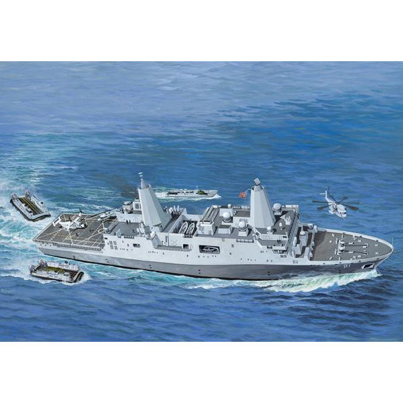 Plastikov model lod Amphibious Transport Dock U.S.S. New York (LPD-21) (1:350) - Revell 05118