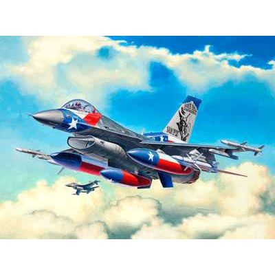 Plastikov model letadla F-16C USAF (1:144) - ModelSet, vetn barev a lepidla - Revell 63992