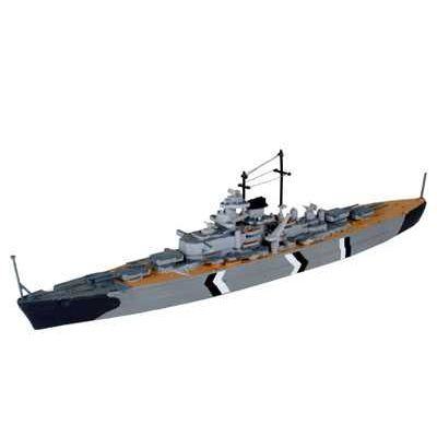 Plastikov model lod Bismarck (1:1200) - ModelSet, vetn barev a lepidla - Revell 65802