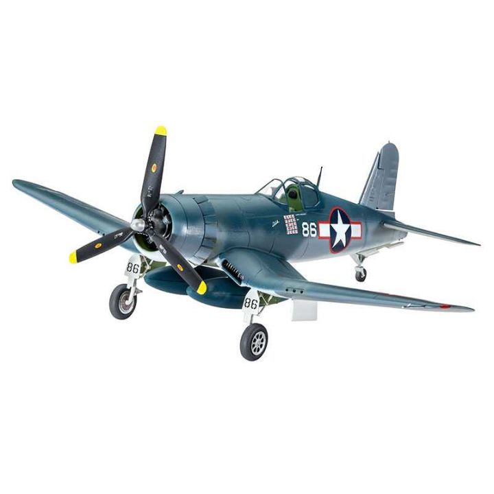 Plastikov model letadla Vought F4U-1A Corsair (1:72) - ModelSet, vetn barev a lepidla - Revell 63983