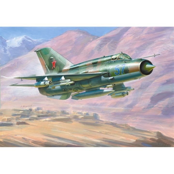 Plastikov model letadla MIG-21 BIS Soviet Fighter (1:72) - Zvezda 7259