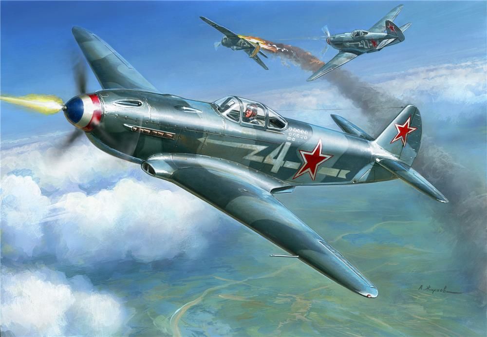 Plastikov model letadla Yak-3 Soviet Fighter (1:72) - Zvezda Snap Kit 7301