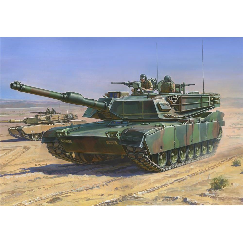 Plastikov model tanku Abrams M1 A1 (1:100) Wargames (HW) - Zvezda 7405