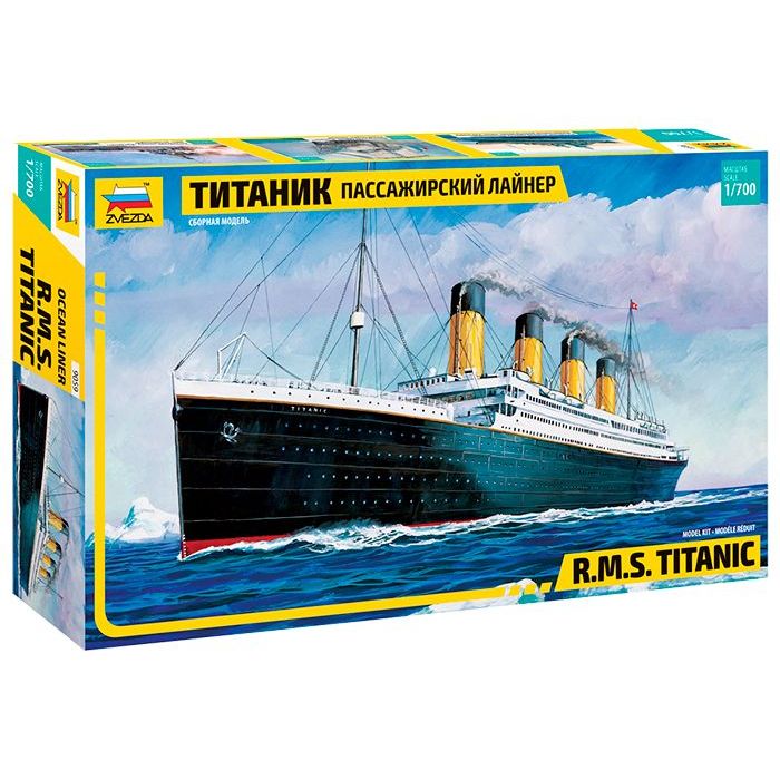 Plastikov model lod R.M.S. Titanic (1:700) - Zvezda 9059