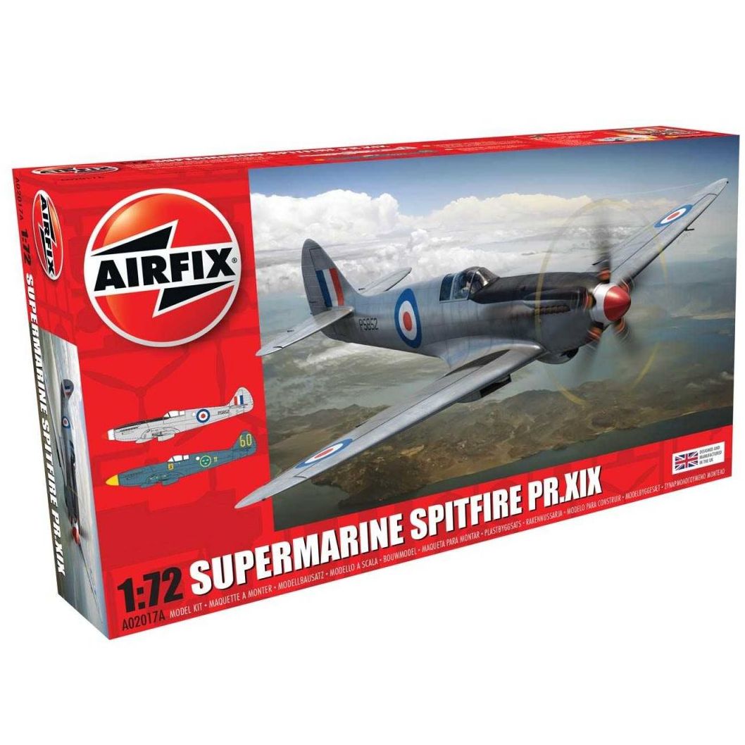 Plastikov model letadla Supermarine Spitfire Pr.XIX (1:72) - Airfix A02017A