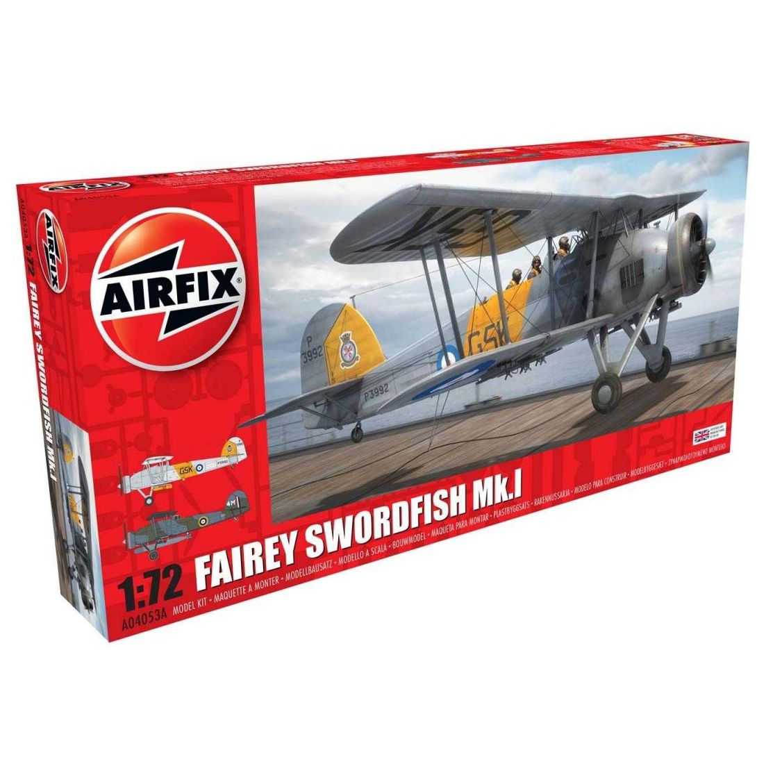 Plastikov model letadla Fairey Swordfish Mk.I (1:72) - Airfix A04053A