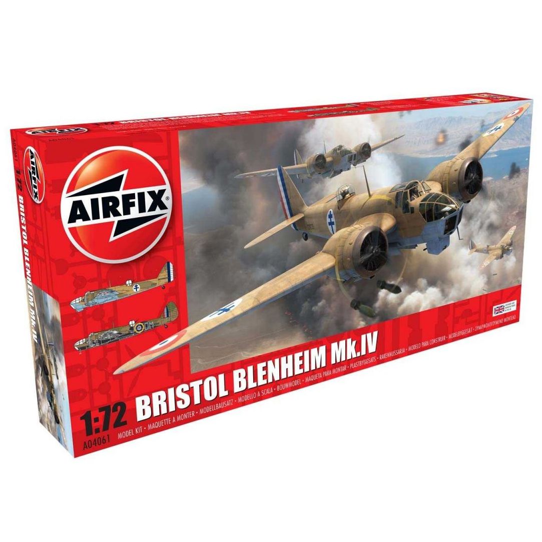 Plastikov model letadla Bristol Blenheim MkIV Bomber (1:72) - Airfix A04061