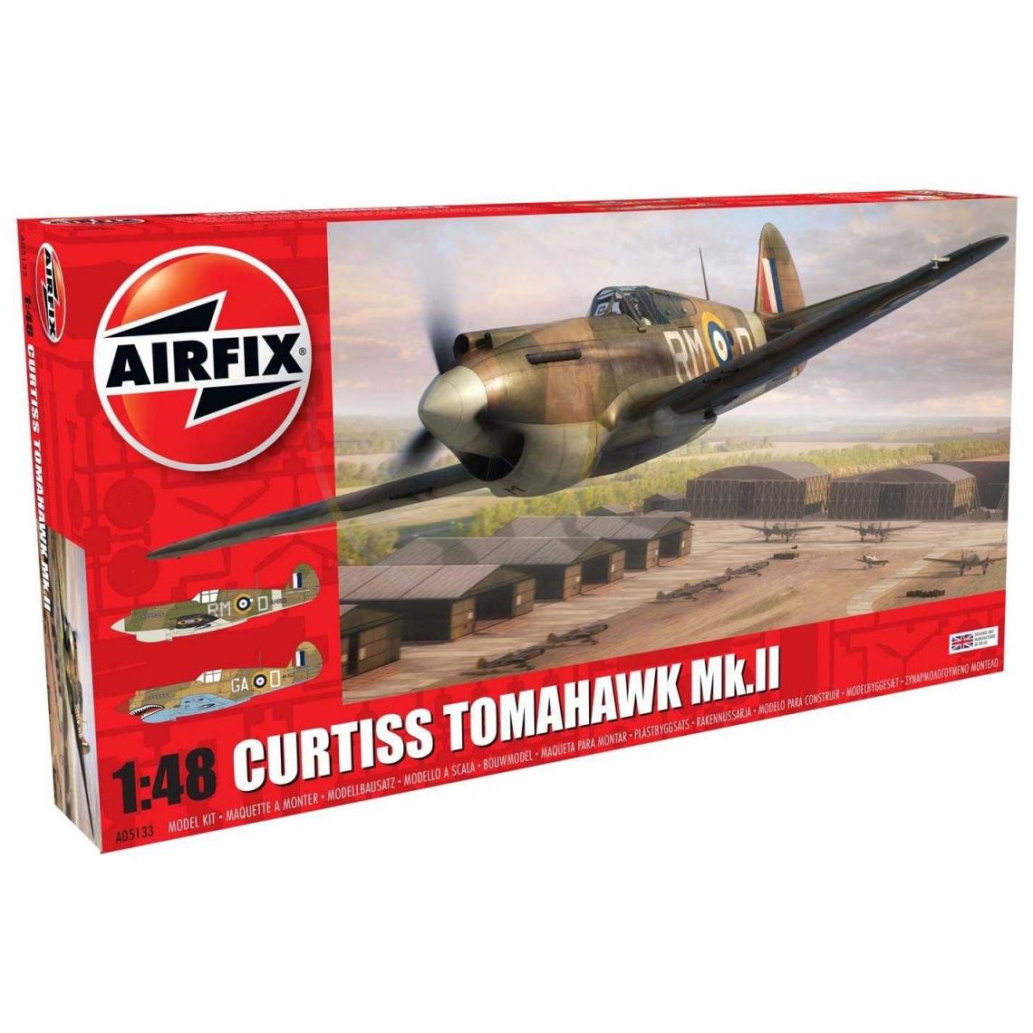 Plastikov model letadla Curtiss Tomahawk MK.II (1:48) - Airfix A05133