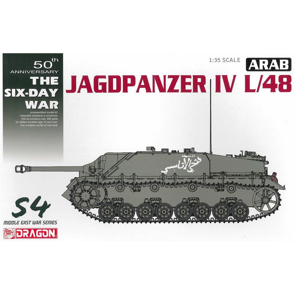 Plastikov model tanku Arab Jagdpanzer IV L/48 - The Six Day War (1:35) - Dragon 3594