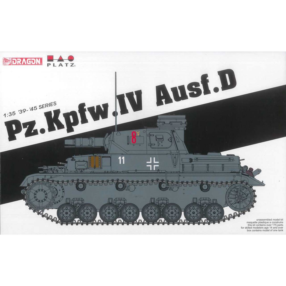 Plastikov model tanku Pz.Kpfw.IV Ausf.D (1:35) - Dragon 6873