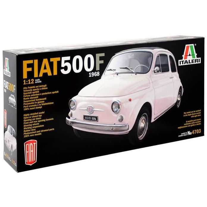 Plastikov model auta FIAT 500 F 1968 (1:12) - Italeri 4703