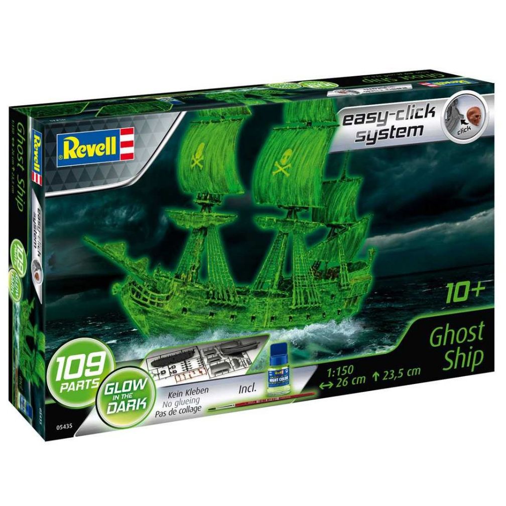 Plastikov model lod Ghost Ship (incl. night color) (1:150) - EasyClick, zacvakvac - Revell 05435 -