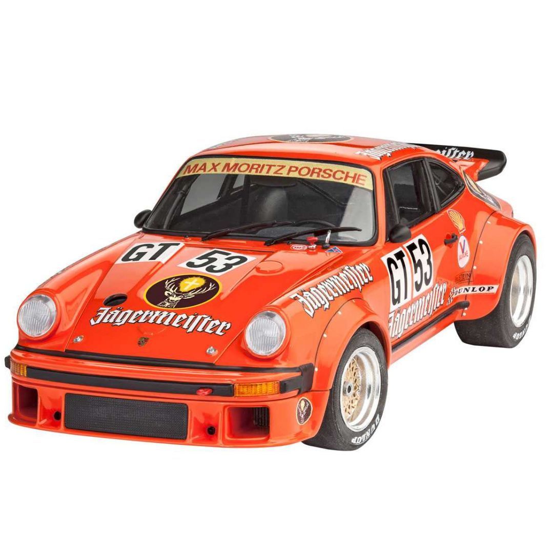 Plastikov model auta Porsche 934 RSR "Jgermeister" (1:24) - ModelSet, vetn barev a lepidla - Revell 67031