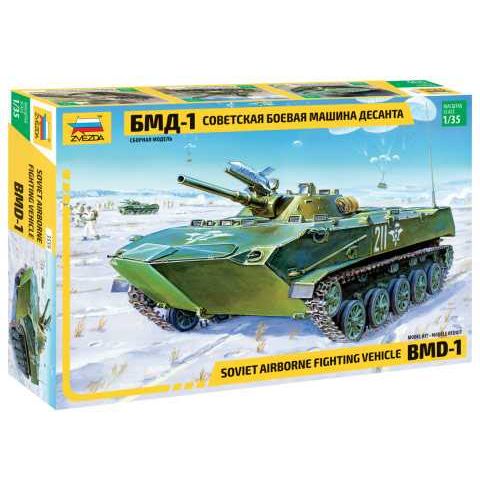 Plastikov model vozidla BMD-1 Airborne AFV (re-release) (1:35) - Zvezda 3559