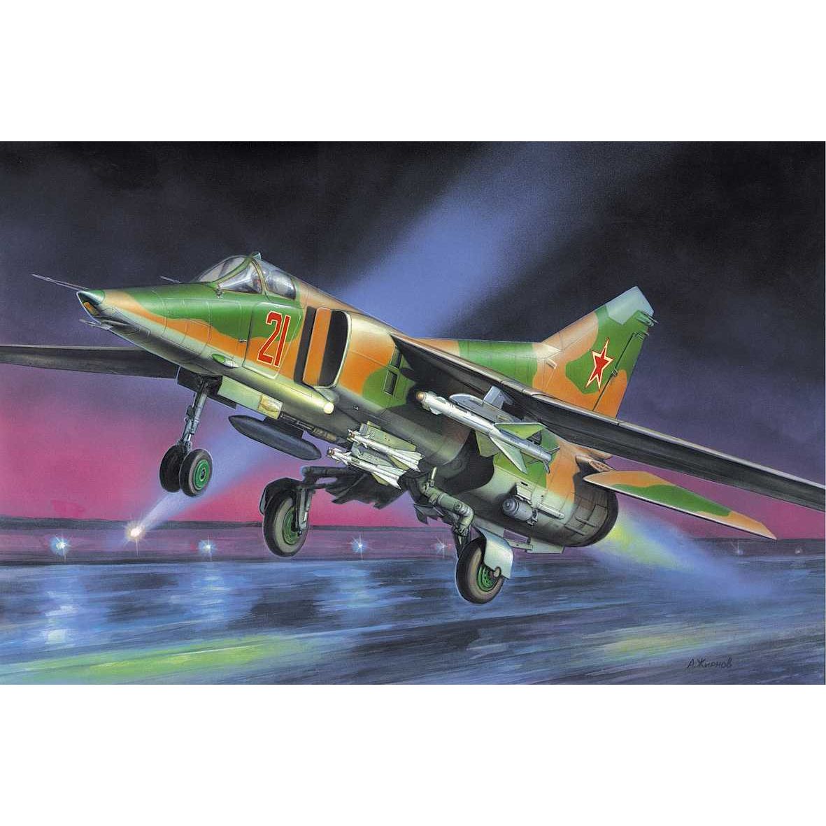 Plastikov model letadla MIG-27 (re-release) (1:72) - Zvezda 7228