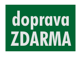 Doprava a potovn zdarma!